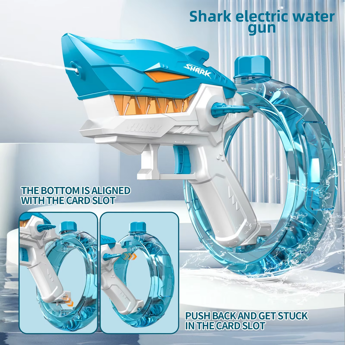 Shark-Gun™ Pistola de Agua Eléctrica