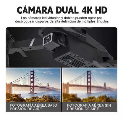 Dronex-E88™ Drone Cámara Frontal 4k